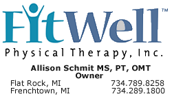 Physical Therapy in Flat Rock MI & Frenchtown MI